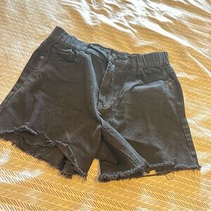 NWOT Rewash Black Denim Shorts
